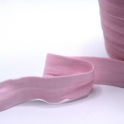 Elastique bretelle lingerie plat 20mm rose