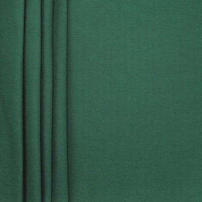Tissu en coton uni vert