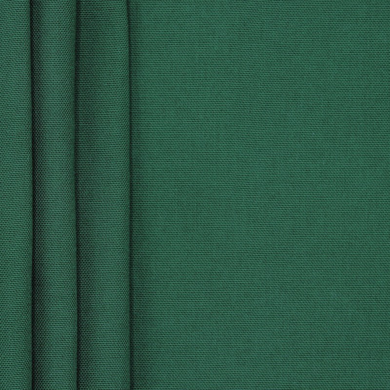 Plain cotton fabric - fir green
