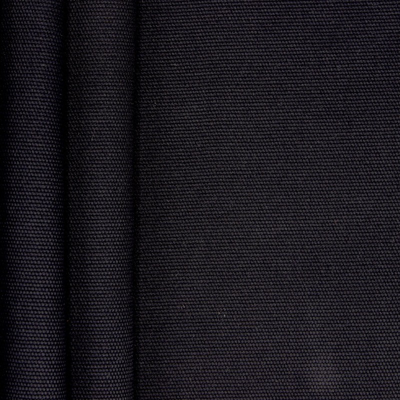 Plain cotton fabric - black 