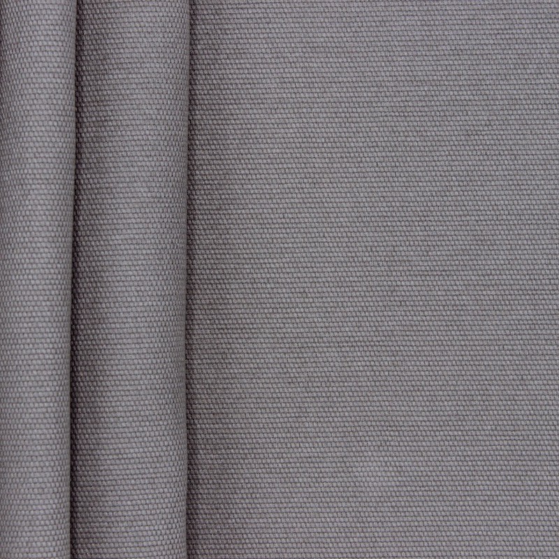 Tissu en coton uni gris 