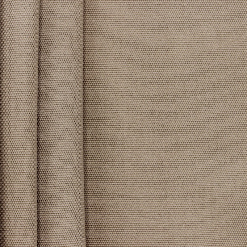 Plain cotton fabric - bistre