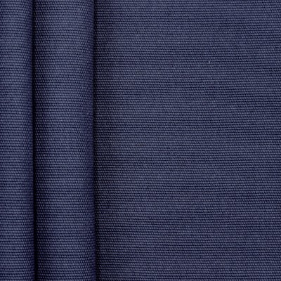 Plain cotton fabric - navy bleu