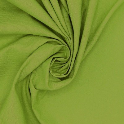 Tissu 100% coton vert chartreuse
