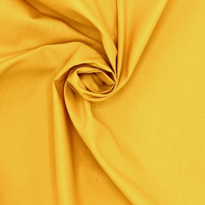 100% cotton - plain curcuma yellow 