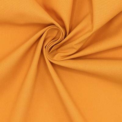 Tissu 100% coton uni ambre