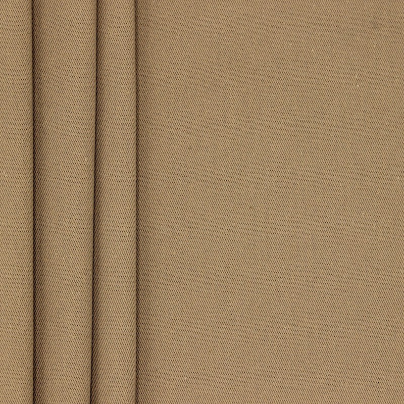 100% cotton with twill weave - bark color