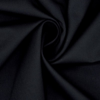 Tissu 100% coton sergé noir