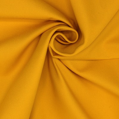 100% cotton with twill weave - mustard yellow