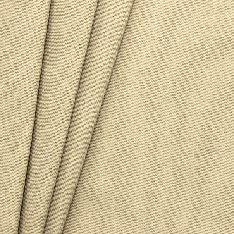 100% cotton with twill weave - taupe