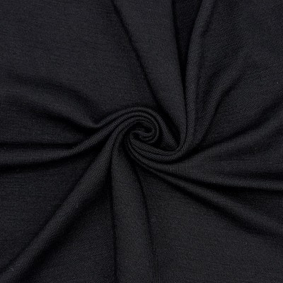 Tissu maille en polyester noir