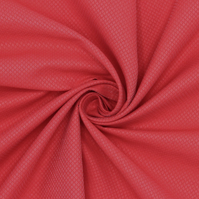 Jacquard fabric - red