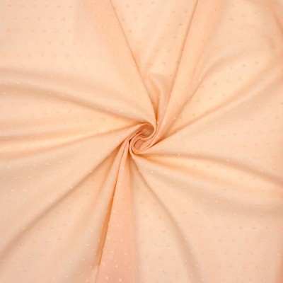 Tissu coton nude à plumetis