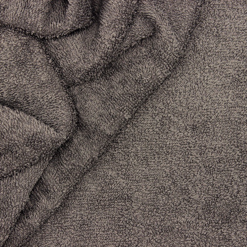 Anthracite Grey terry fabric