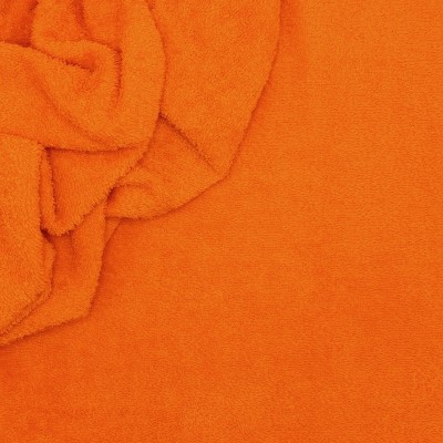 Tissu éponge hydrophile 100% coton orange 