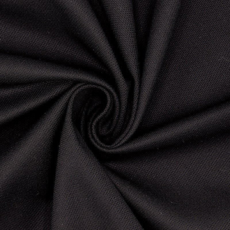 Extensible apparel fabric - black