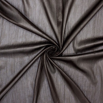 Satined veil 100% polyester - brown
