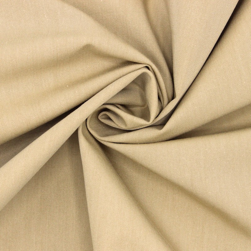 Tissu stretch beige