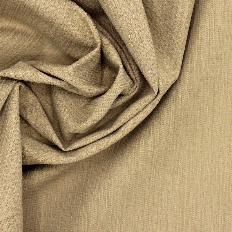 Stretch cloth antique effect - beige