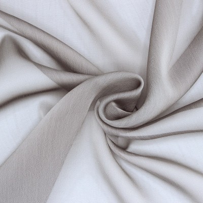 Voile 100% polyester changeant gris