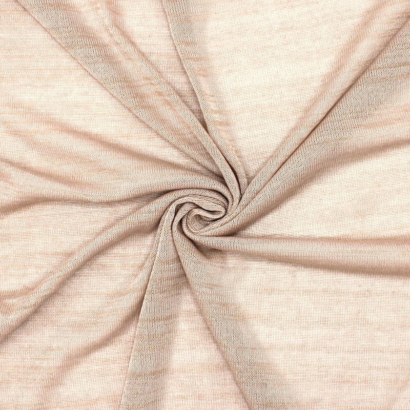 Mottled knit fabric - blush pink