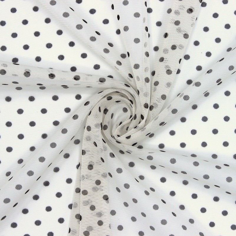 Printed knit fabric in polyester