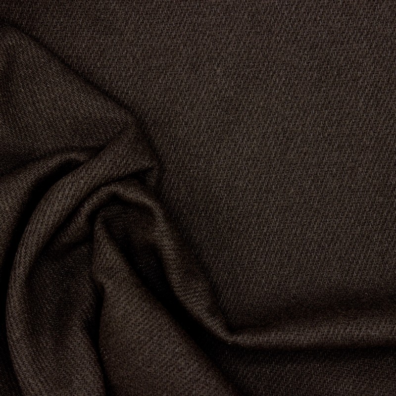 Wool and polyamide fabric grey