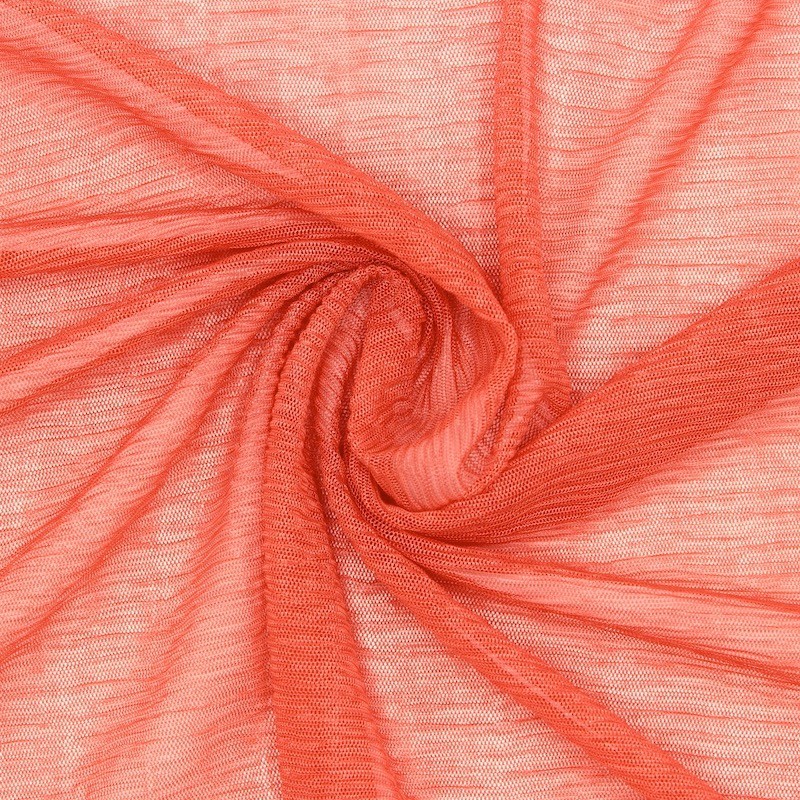 Extensible tule - coral