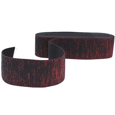 Elastic strap - black and red