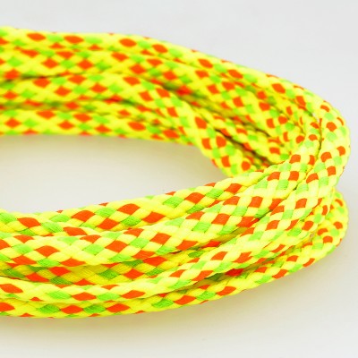 Checkerd cord - neon yellow