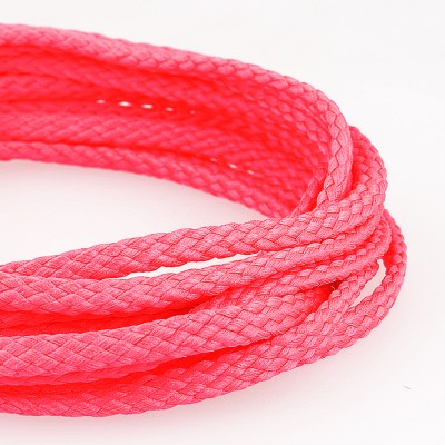 Checkerd cord - neon pink