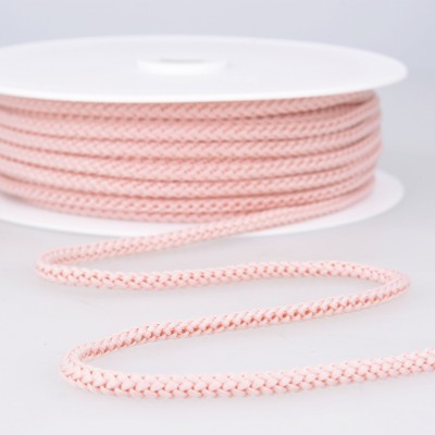 Braided cord - light pink