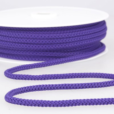 cordon tricoté violet