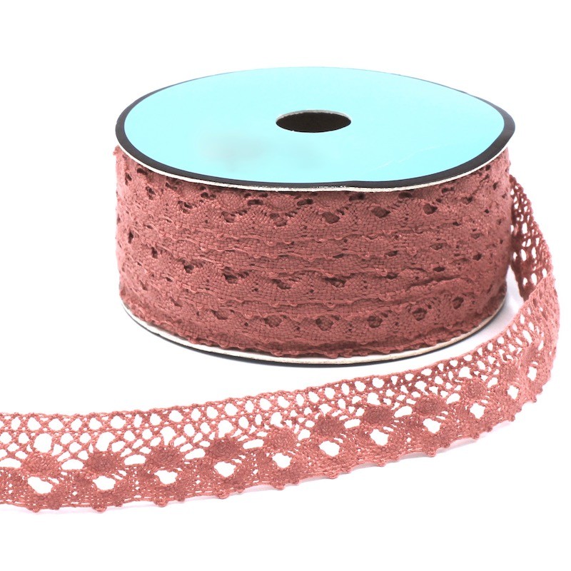 Lace ribbon - old pink