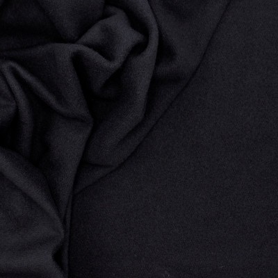 Tissu vestimentaire en laine noire