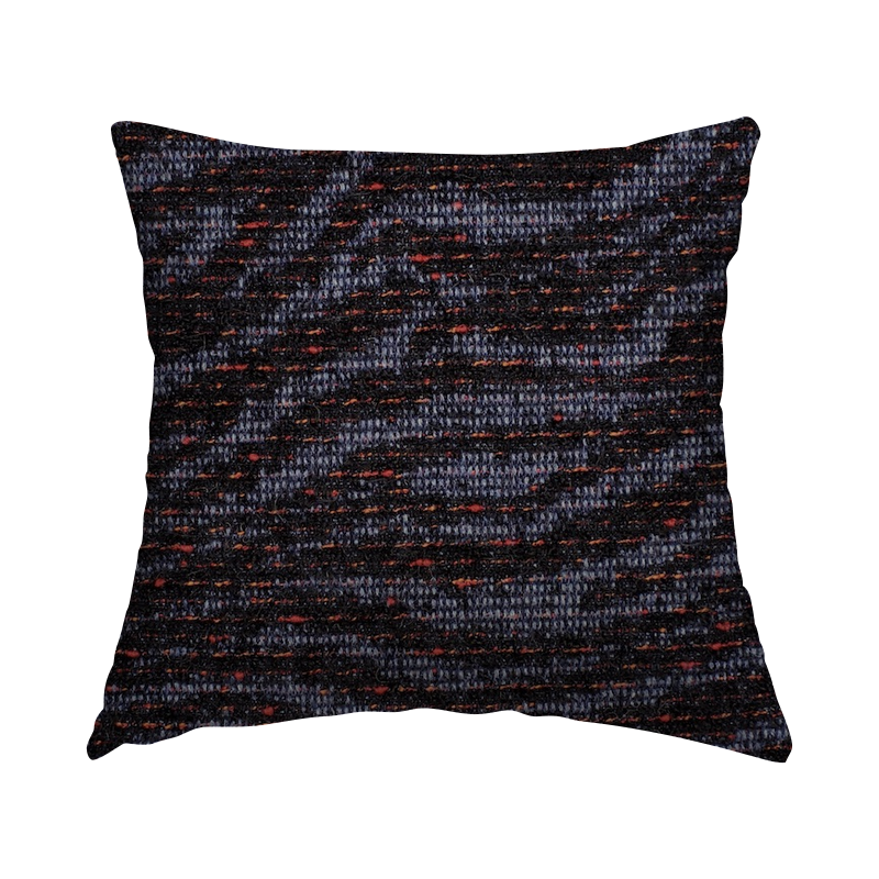 Wool fabric with zebra pattern - blue 