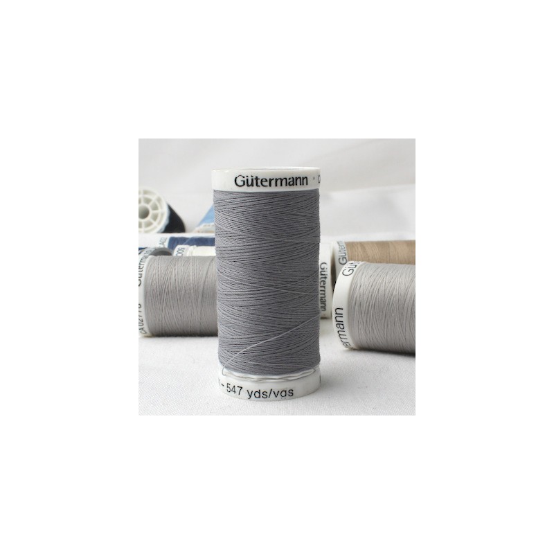 Grey sewing thread
