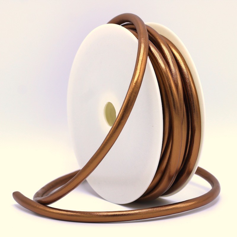 Faux leather strap - copper