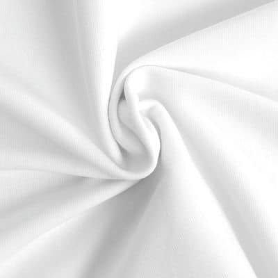Cuffing fabric - white