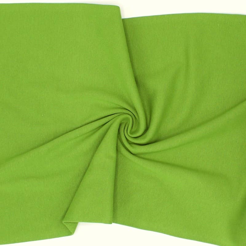 Tubular cuffing fabric - green