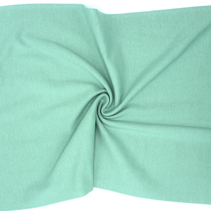 Tubular cuffing fabric - mint green