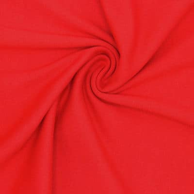 Tubular cuffing fabric - red