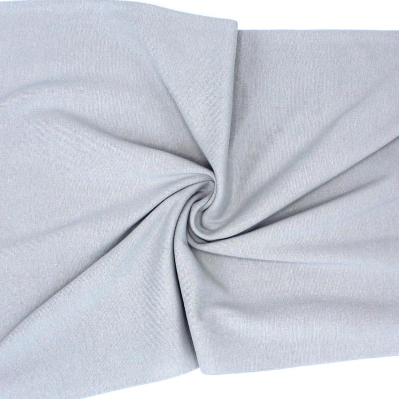 Tubular cuffing fabric - grey