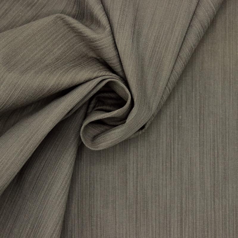 Coton extensible émerisé gris