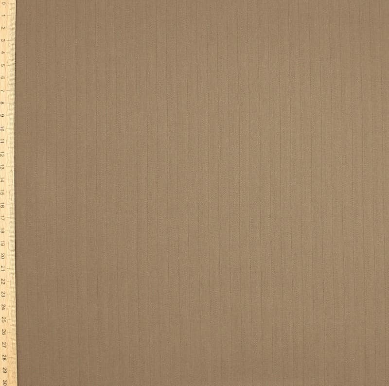 Coton extensible taupe