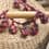 Biesband met pompons - paars en roos