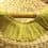 Braid trim with fringes - lime green