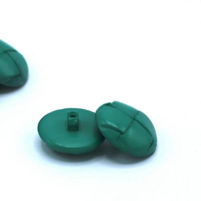 Resin button - green