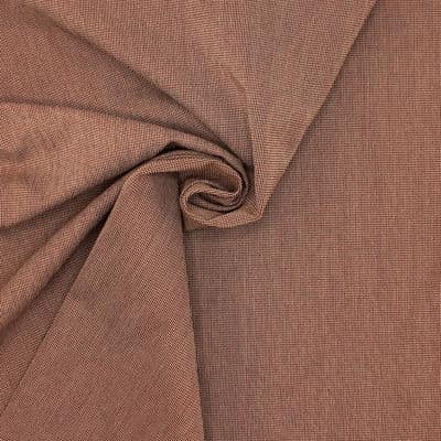Fabric in cotton and polyester - rust