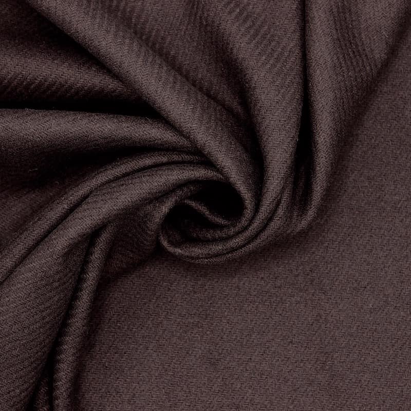 Wool fabric - brown
